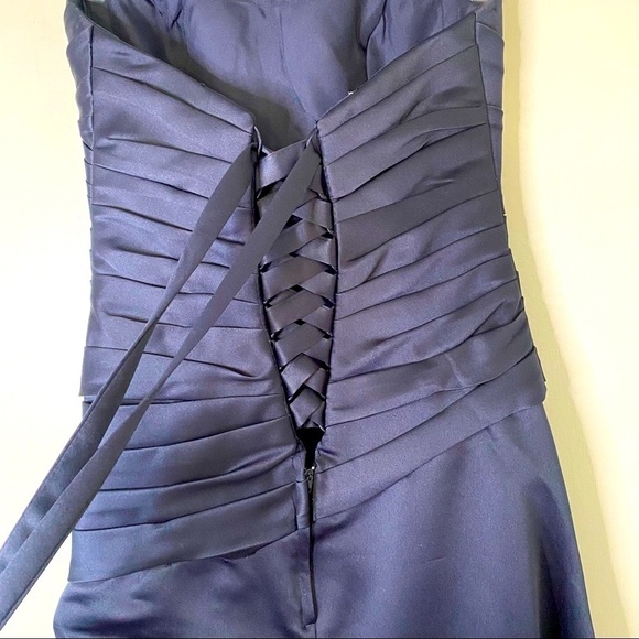 Mori Lee Lace Back Formal Dress - Picture 3 of 8